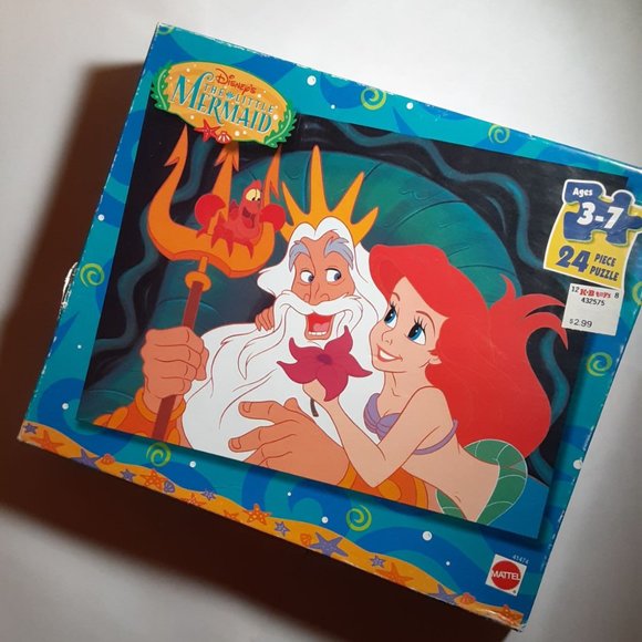 Mattel Other - 24 pc. Mattel The Little Mermaid Puzzle Disney